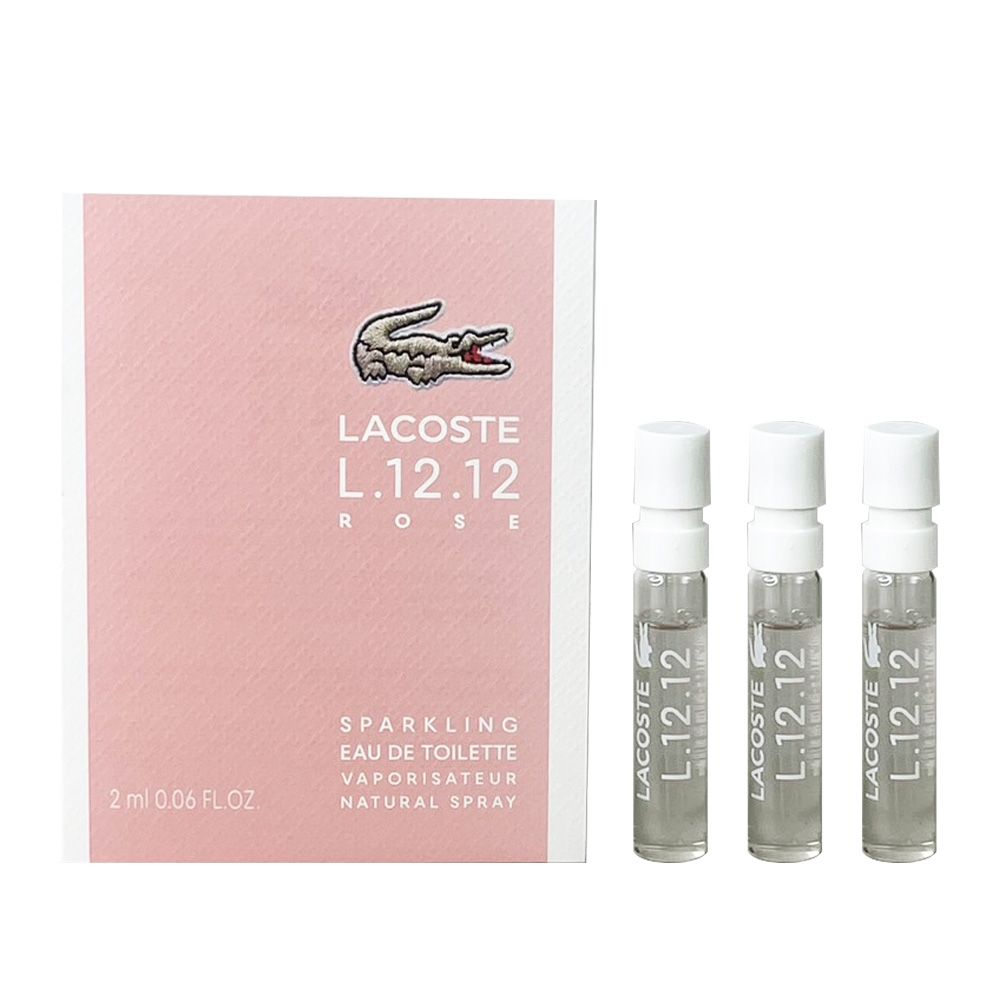 LACOSTE  經典玫瑰淡香水針管 2ml*3