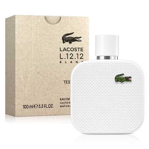LACOSTE 經典純白男性淡香水 100ml-Tester包裝