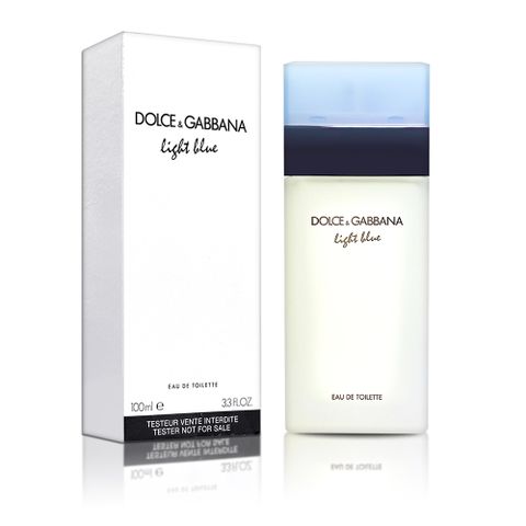 Dolce &amp; Gabbana D&amp;G 淺藍女性淡香水 100ML TESTER 環保包裝