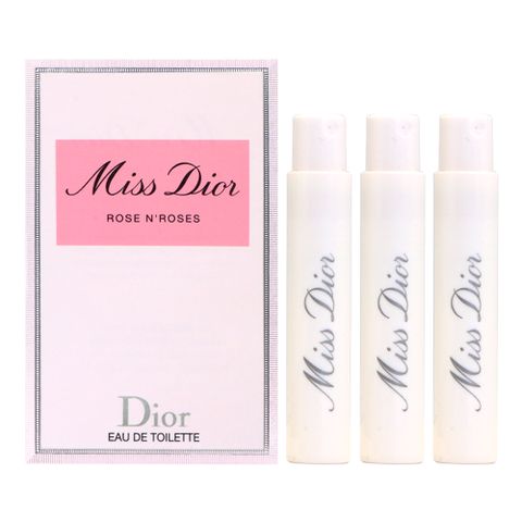 DIOR迪奧 Miss Dior 漫舞玫瑰淡香水1ml 針管 3入組