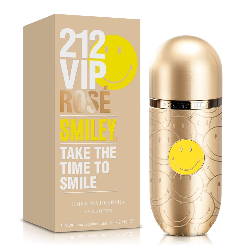 Carolina Herrera 212 VIP 微笑限量款女性淡香精(80ml) - PChome 24h購物