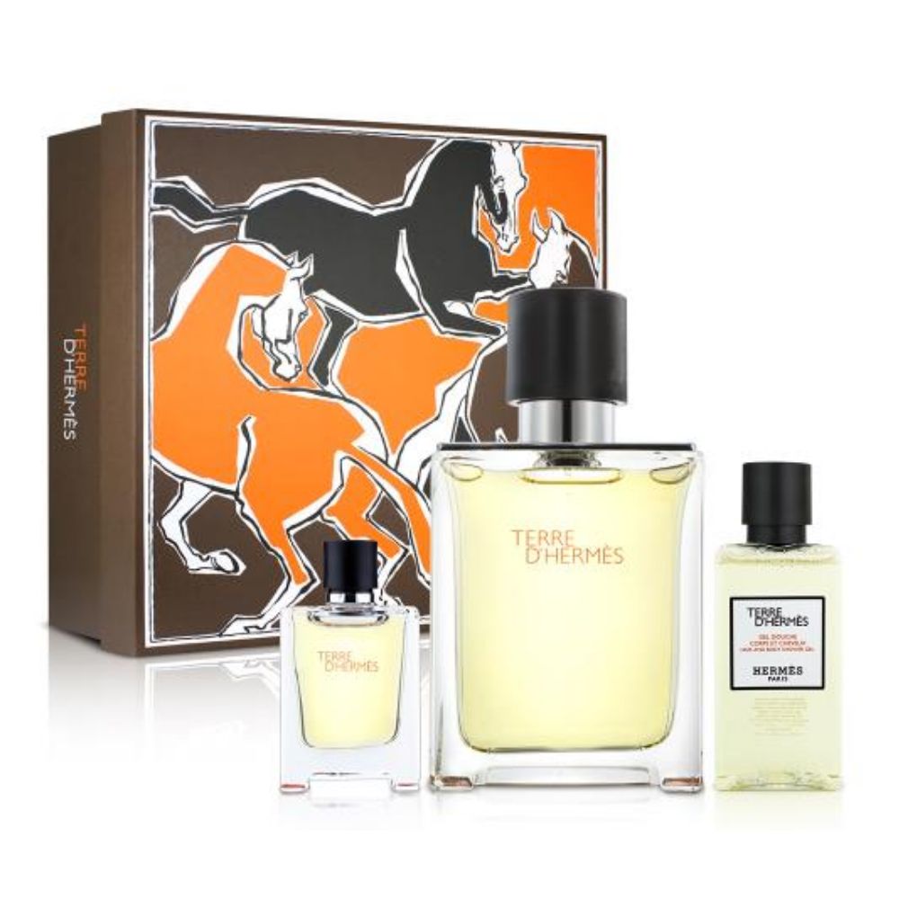 HERMES 大地香水禮盒(淡香水100ml+12.5ml+鬍後水40ml) - PChome 24h購物