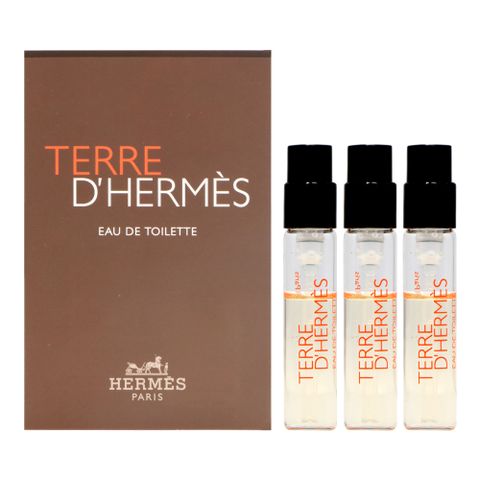 HERMES 愛馬仕 大地男性淡香水 2ml 針管 3入組