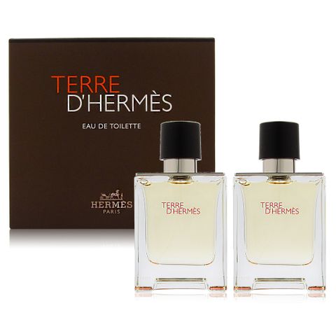 HERMES 愛馬仕 [即期品]   大地淡香水 50ml 二入禮盒組(50ml*2入) 效期:2025.06