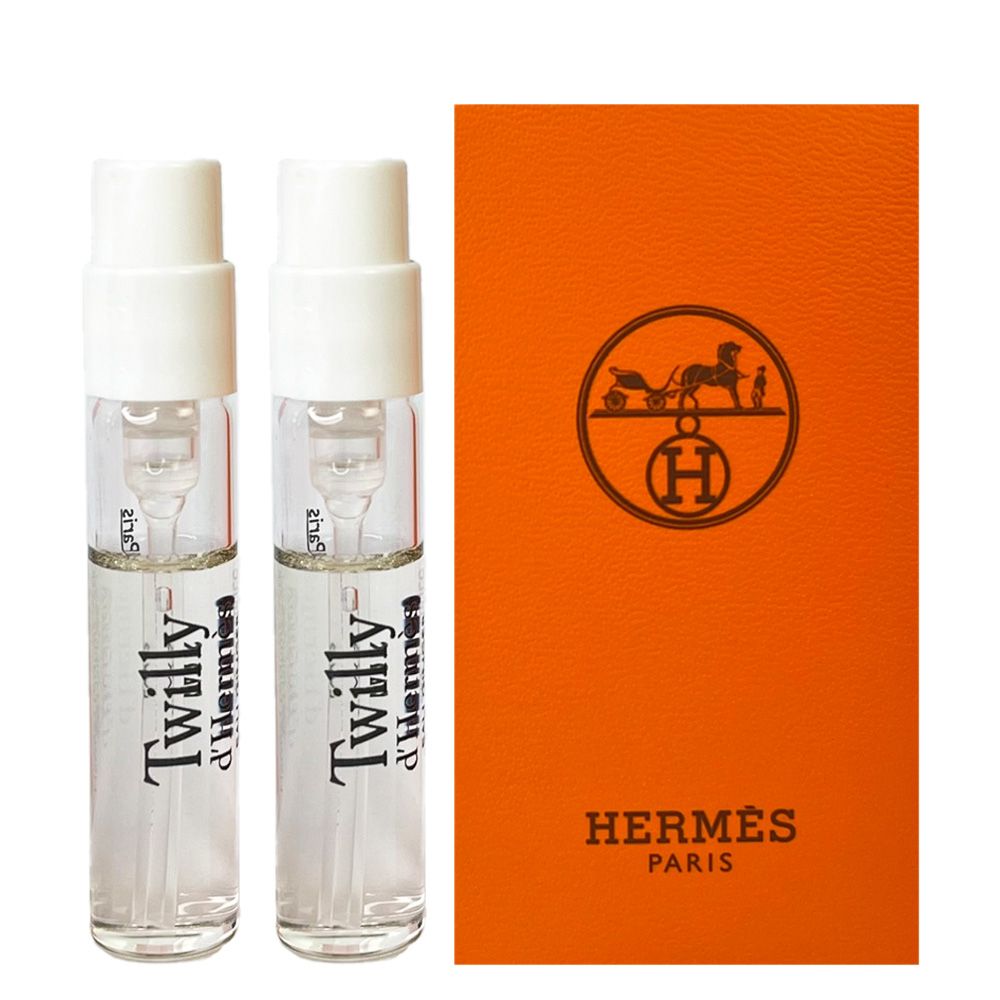 HERMES 愛馬仕 Twilly Eau Ginger 絲巾生薑淡香精 2ml 針管 (2入組)