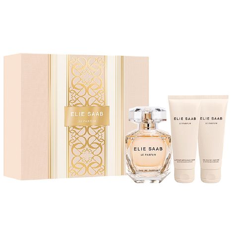 Elie Saab Le Parfum 同名淡香精禮盒(專櫃公司貨 淡香精 90ml+身體乳 75ml+沐浴精 75ml)