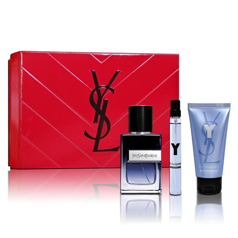 YSL 聖羅蘭 2024 情人節限量Y男香禮盒(淡香精60ML+10ML+沐浴膠50ML)