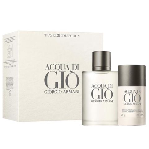 Giorgio Armani 寄情水男性淡香水二入禮盒(100ml+75g體香膏)