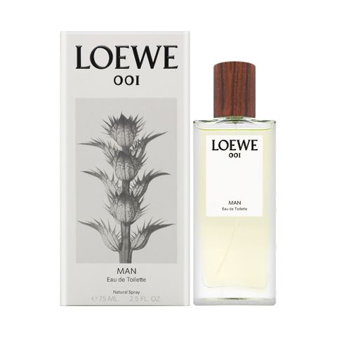 【LOEWE】001 Man 男性淡香水 EDT 75ml