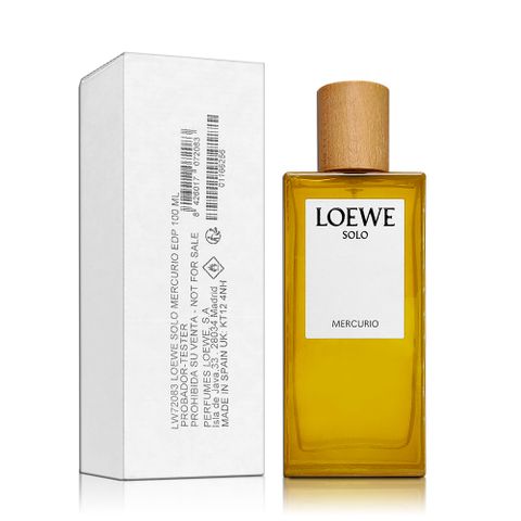 LOEWE 羅威 Solo Mercurio 水銀男性淡香精 100ML TESTER 環保包裝