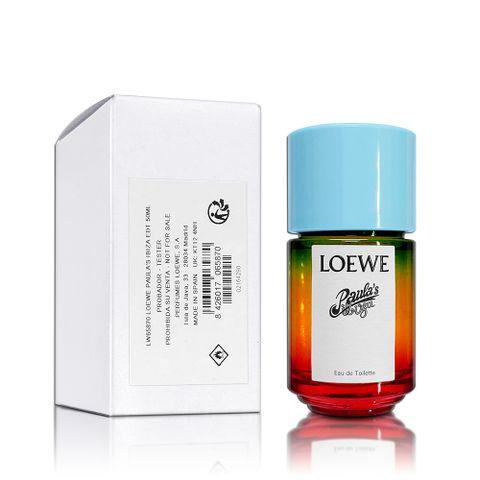 LOEWE 羅威 Paulas Ibiza 伊維薩島的海濱假日淡香水 50ML TESTER 環保包裝