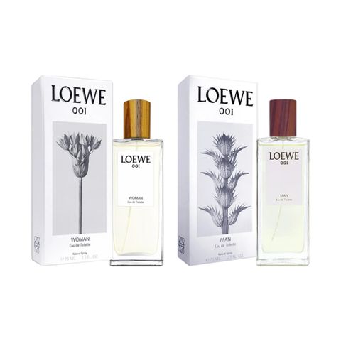 【LOEWE 羅威】001 事後清晨淡香水75ml 兩款任選 (男香/女香)