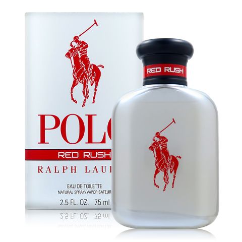 [即期優惠] RALPH LAUREN POLO RED RUSH 紅色狂熱馬球淡香水 EDT 75ML 效期到2023.11