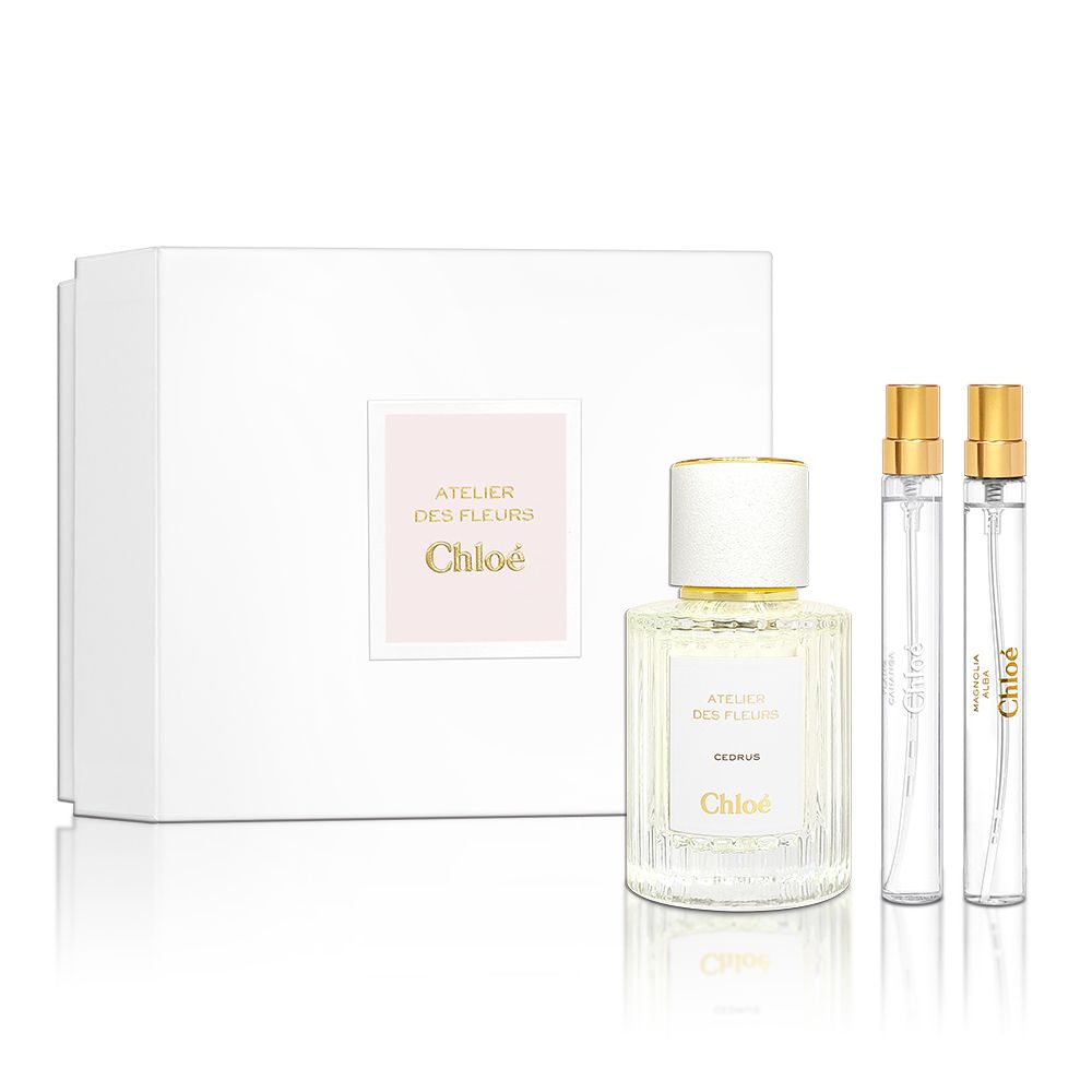 CHLOE 克羅埃  仙境花園香氛禮盒(北國雪松50ML+木蘭詩語10ML+繁嶼依蘭10ML)