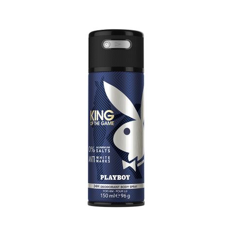 PLAYBOY 國王皇后經典男性體香噴霧 150ml (King Of The Game)