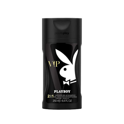 PLAYBOY VIP經典男性保濕香水2合1洗髮沐浴膠 250ml (VIP)