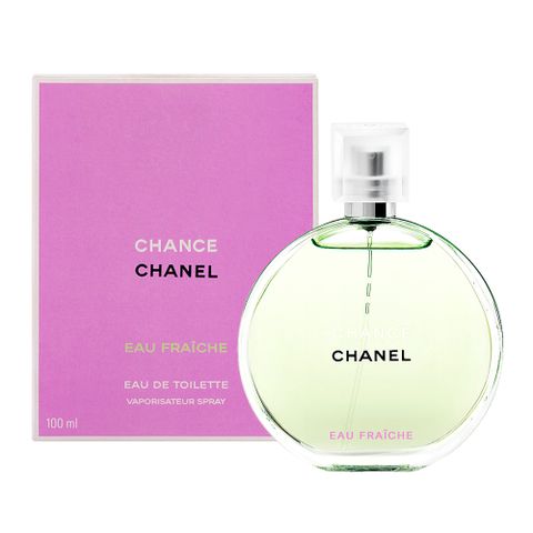 【CHANEL 香奈兒】CHANCE 綠色氣息 淡香水 100ml