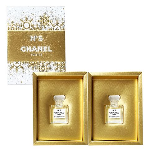 CHANEL 香奈兒 N5 五號典藏香水淡香精 1.5ml 造型小香-2入組