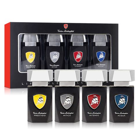 藍寶堅尼 Lamborghini   經典小香水禮盒4入組(15ml*4入)