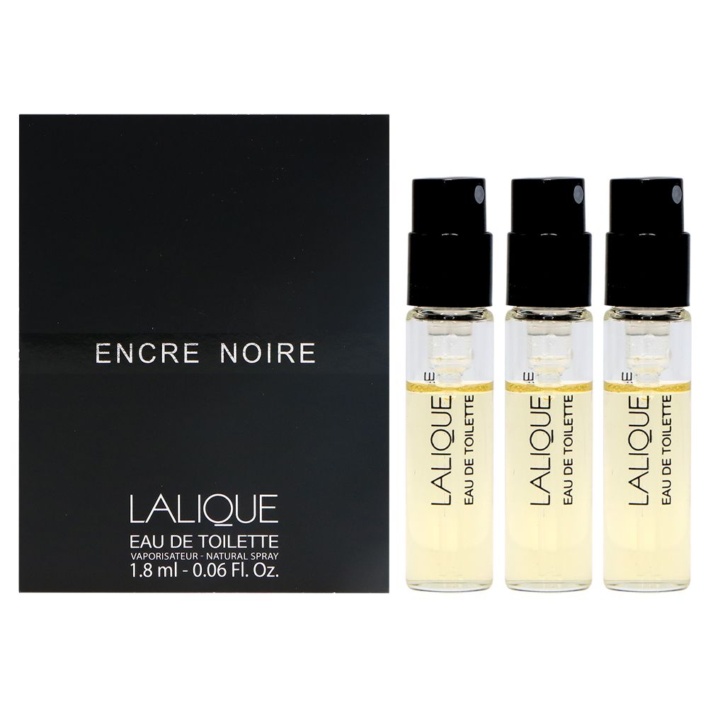 Lalique 萊儷   Encre Noire 黑澤男性淡香水 1.8ml 針管 3入組