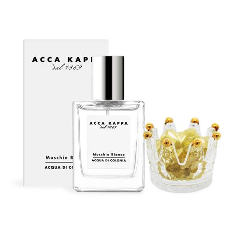 ACCA KAPPA 白麝香開運招財香水組[30ml+招財黃晶石擴香]