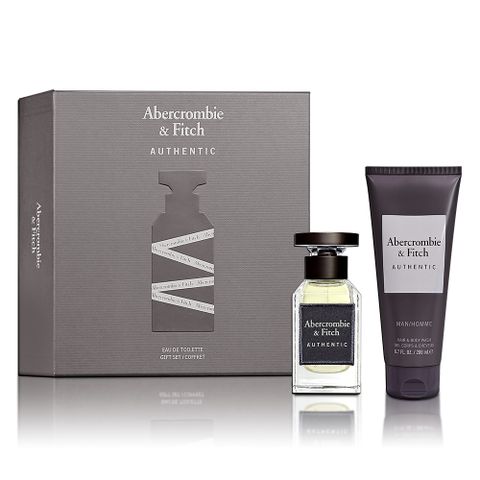 Abercrombie & Fitch A&F 真我男性淡香水假期禮盒(淡香水50ML+髮浴乳200ML)