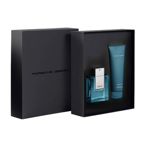 Porsche Design 保時捷 純粹永恆男性淡香精禮盒(Pure Life)(淡香精100ml/2合1洗髮沐浴膠200ml)