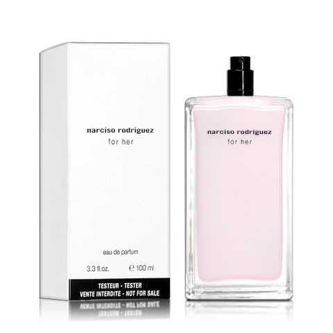 NARCISO RODRIGUEZ For Her 同名經典女性淡香精 100ML TESTER 環保包裝 無蓋