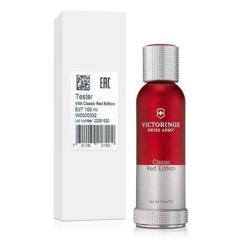 Swiss Army 瑞士維氏 經典活力紅男性淡香水-Tester(100ml)