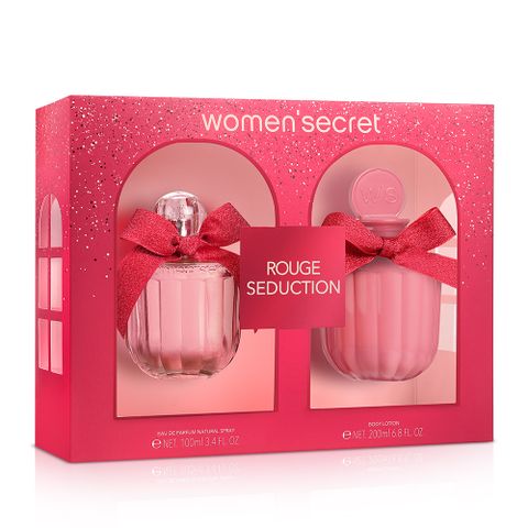 WOMENSECRET 胭紅牡丹女性淡香精禮盒(淡香精100ml+身體乳200ml)