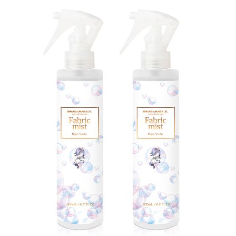 OHANA MAHAALO 泡泡寶馬居家恬謐衣物環境清新噴霧(200ml)X2入