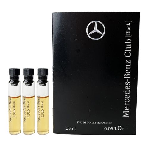 Mercedes Benz 賓士 闇黑騎士男性淡香水(原黑色風潮) 1.5ML 針管*3入組