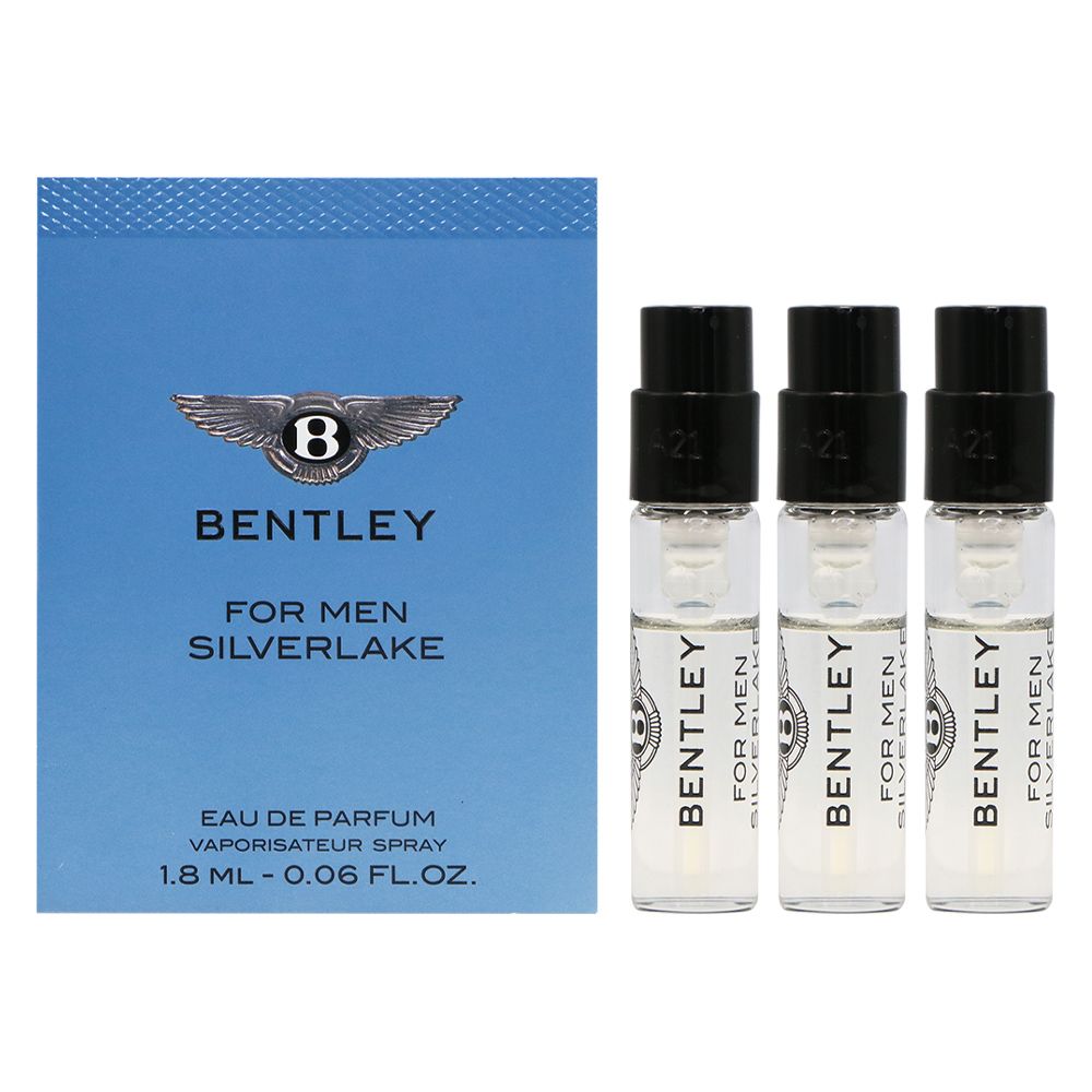 BENTLEY 賓利   FOR MEN SLIVER LAKE 銀湖男性淡香精 1.8ml 針管 3入組