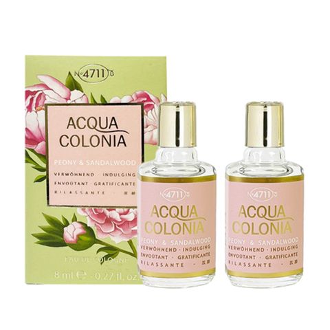 4711科隆之水 ACQUA COLONIA 牡丹&檀香古龍水 8ml 小香 -2入組