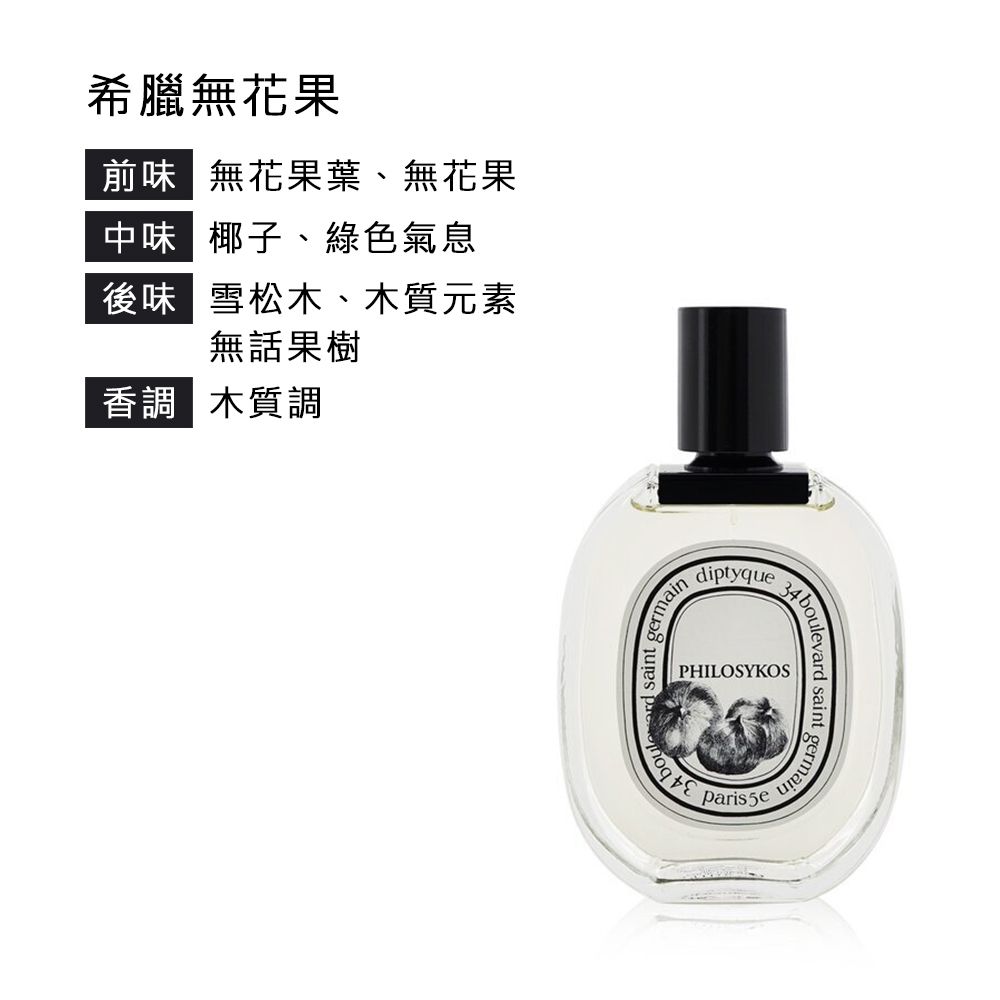 Diptyque 經典淡香水100ml(影中之水/杜桑/感官之水/譚道/玫瑰之水