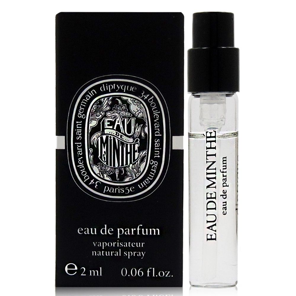 boulevard saint germain34Paris 5ediptyqueEAU saintgermaineau de parfumvaporisateurnatural spraye2 ml0.06 fl.oz.EAU DE MINTHEeau de parfum