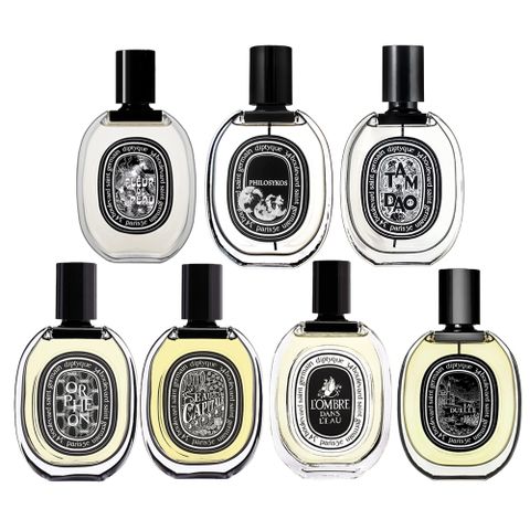 Diptyque 淡香精75ml 多款任選(爵夢/玫瑰之水/譚道/希臘無花果/影中之水/花都之水/杜桑/維堤里歐/坦博)