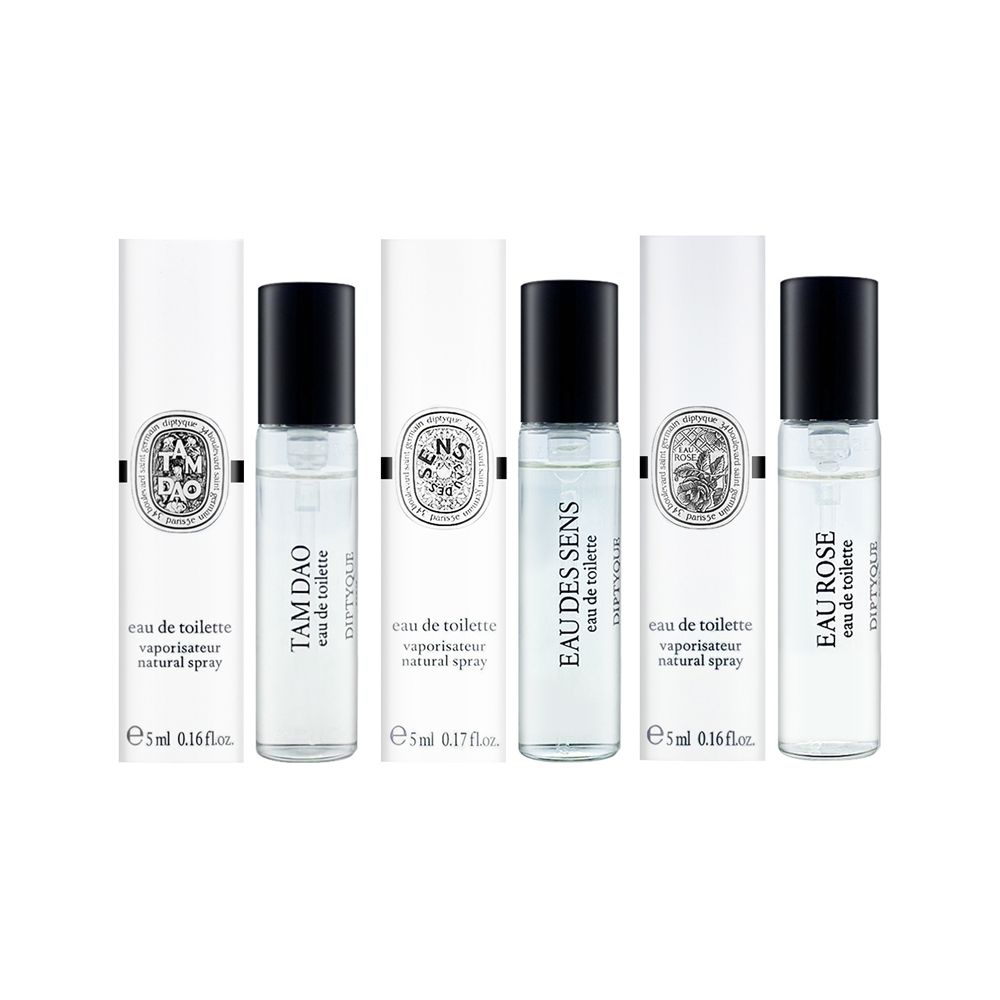 Diptyque 淡香水 5ml (譚道/感官之水/玫瑰之水/杜桑/希臘無花果)