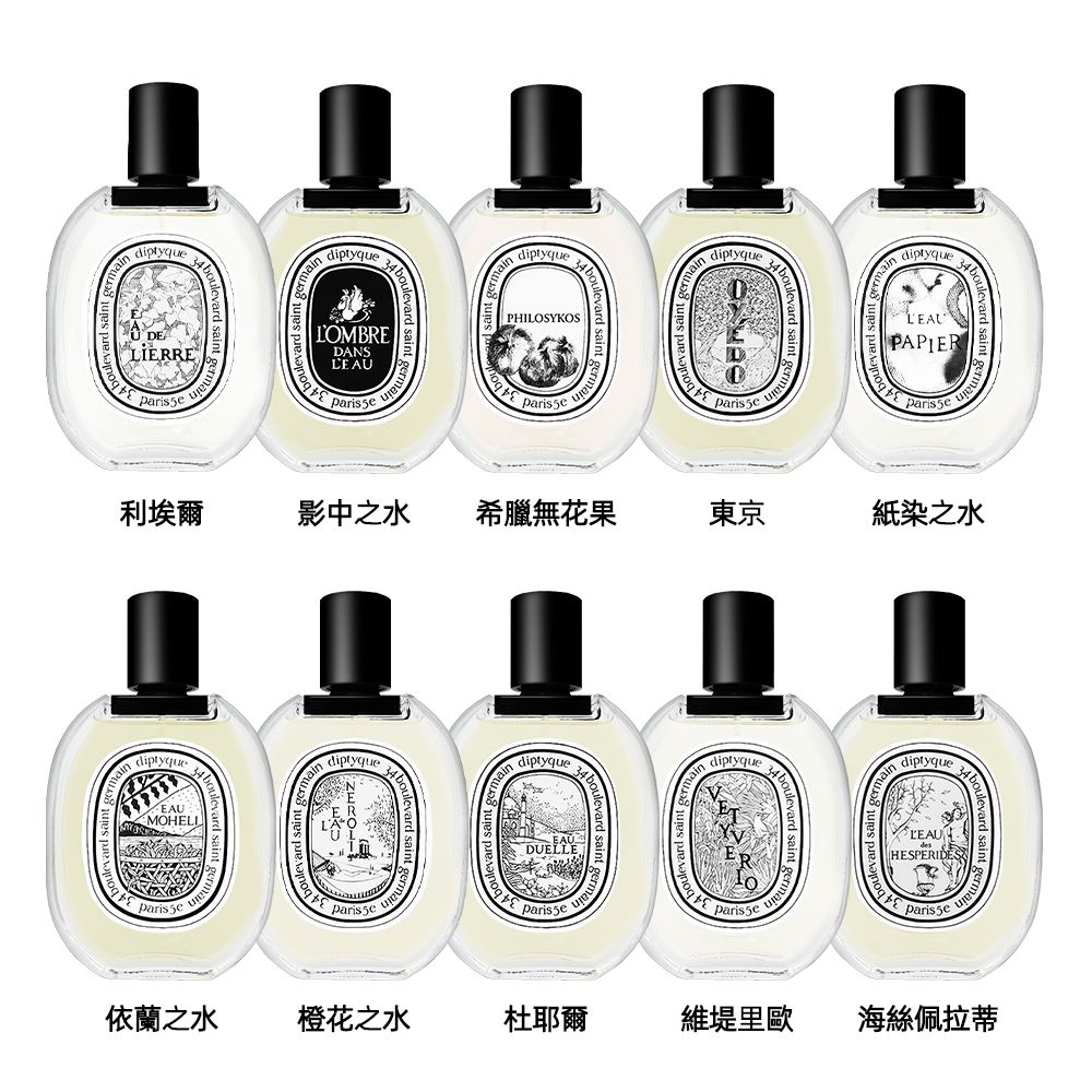 Diptyque 經典淡香水 100ml 多款任選 國際航空版
