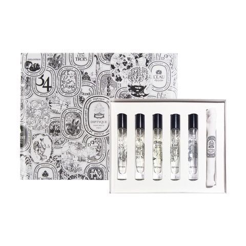 Diptyque 經典淡香水禮盒 7.5ml*5入 (杜桑+玫瑰之水+影中之水+感官之水+希臘無花果)