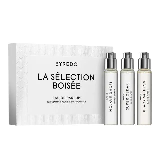 BYREDO 淡香精旅行組-林間小徑12ml*3 (莫哈維之影/北國之春/黑色蕃紅花) 國際航空版
