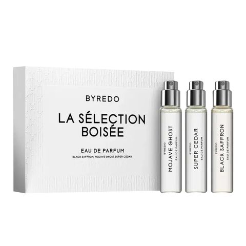 BYREDO 淡香精旅行組-林間小徑12ml*3 (莫哈維之影/北國之春/黑色蕃紅花) 國際航空版