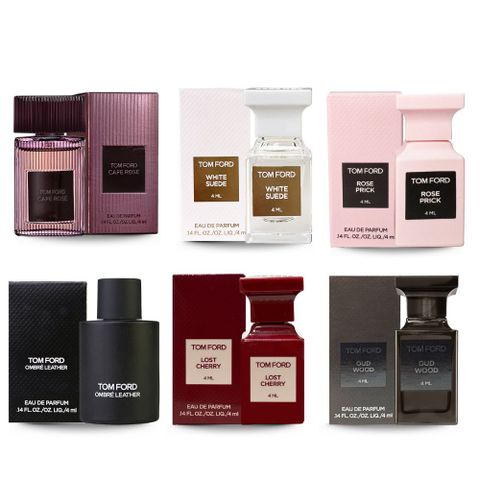 Tom Ford 私人調香系列 烏木(神秘東方)/白麝香/禁忌玫瑰(荊棘玫瑰) 淡香精 4ml - 造型小香