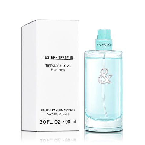 Tiffany & Co 蒂芬妮 Tiffany & Love for her 愛語女性淡香精 90ML TESTER 環保包裝 環保蓋