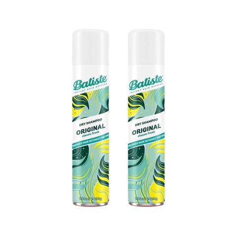 Batiste (2罐超值組)英國-乾洗髮噴霧200ml/罐-經典香氛(免水洗洗髮精,頭皮消臭去味,蓬鬆持香)