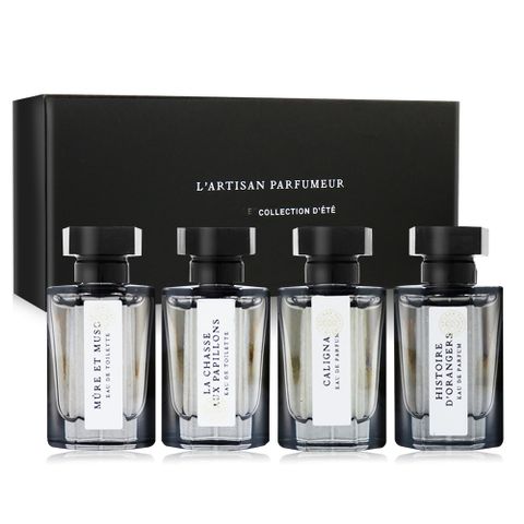 L'Artisan Parfumeur LArtisan Parfumeur  夏日系列禮盒四入組(5mlX4)[黑莓繆思+尋找蝴蝶+愛與相遇+橙樹林故事]-國際航空版