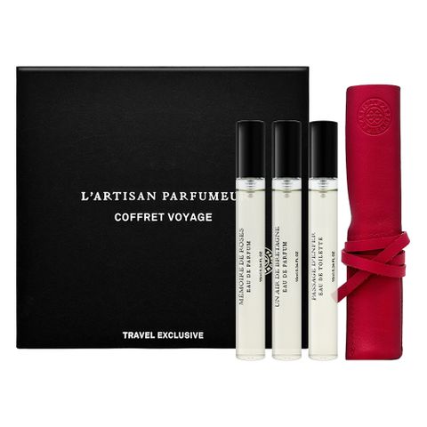 L'Artisan Parfumeur 阿蒂仙之香 隨行香氛禮盒 10ml*3 (冥府之路/布列塔尼的空氣/玫瑰追憶) 國際航空版