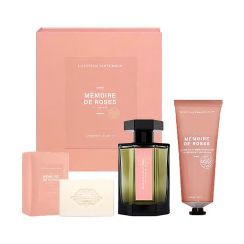 L'Artisan Parfumeur 阿蒂仙之香 玫瑰追憶香氛禮盒 (淡香精50ml+護手霜65ml+香皂25g) 國際航空版