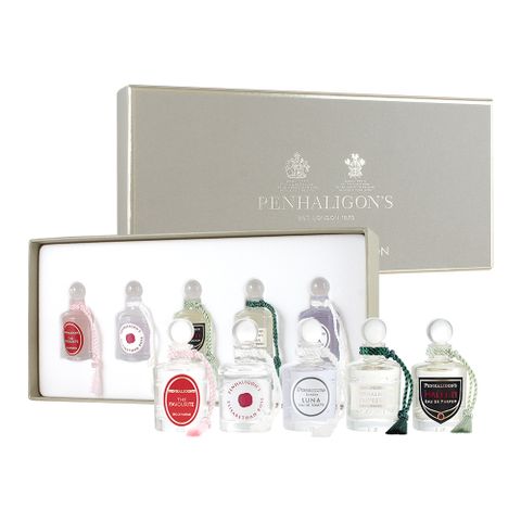 PENHALIGON'S 潘海利根 PENHALIGONS 淑女迷你香水禮盒5ml*5(廣霍之匣+月亮女神+女王的耳語+ 伊麗莎白玫瑰+黑玫瑰 )