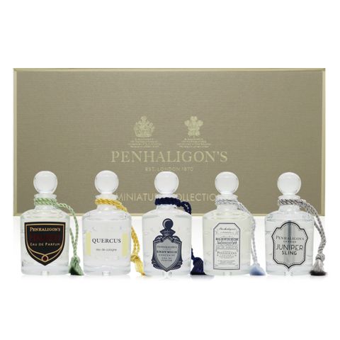 PENHALIGON'S 潘海利根 PENHALIGONS  紳士系列香水禮盒 5ml x 5入(黑玫瑰+布倫海姆+牧羊少年濃情+琴酒+皇家橡樹)